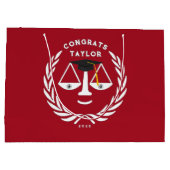 Juristenakademie Grad große Geschenktasche Geschenktüte (Rückseite)