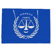 Juristenakademie Grad große Geschenktasche Geschenktüte (Rückseite)