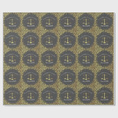 Juristenakademie Gray Gold Geschenkpapier (Flach)