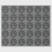 Juristenakademie Gray Silver Geschenkpapier (Flach)