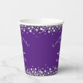 Juristenakademie Lila Silberschüler Pappbecher (Links)