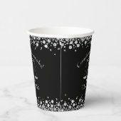 Juristenakademie Schwarzsilber Pappbecher (Rechts)