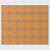 Juristenakademie Silver Orange Geschenkpapier (Flach)