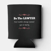 Juristenanwältin - Abschluss Dosenkühler (Rückseite)