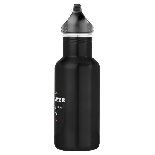 Juristenanwältin - Abschluss Edelstahlflasche (Rechts)