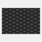 Juristenanwältin - Abschluss Geschenkpapier Set (Vorderseite 2)