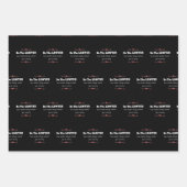 Juristenanwältin - Abschluss Geschenkpapier Set (Vorderseite)