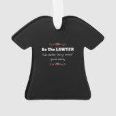 Juristenanwältin - Abschluss Ornament (Rückseite)