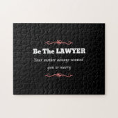 Juristenanwältin - Abschluss Puzzle (Horizontal)