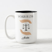 Juristengeschenke, Anwaltsgeschenke Tasse (Links)