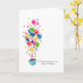 Juristenjunge Geburtstagskarten, bunte Ballons Karte (Gelbe Blume)