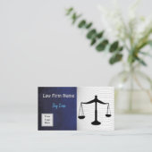 Juristenkarte Visitenkarte (Stehend Vorderseite)