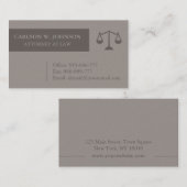 Juristenkarten Visitenkarte (Vorne/Hinten)