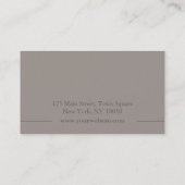 Juristenkarten Visitenkarte (Rückseite)