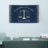 Juristenmarinade Silver Graduation Party Banner (Messeveranstaltung)