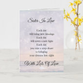 Juristenministerin für Grußgedicht Karte (Gelbe Blume)