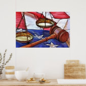 Juristenposter Poster (Küche)