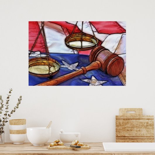 Juristenposter Poster (Küche)