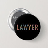 Juristenrecht Abschluss Geschenk Button (Vorne & Hinten)