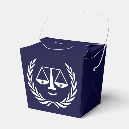 Juristenschule Abschluss Geschenkschachtel (Vorderseite)