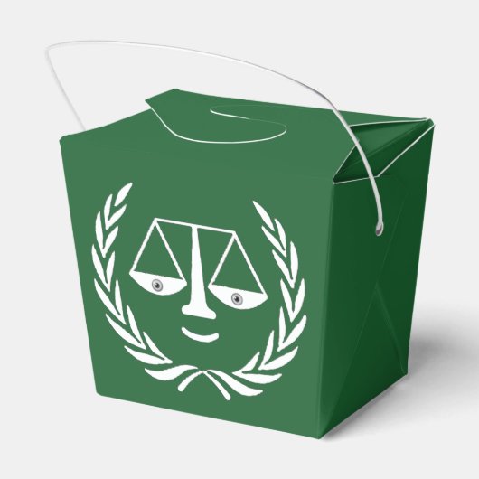 Juristenschule Abschluss Geschenkschachtel (Rückseite)