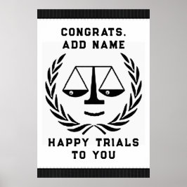 Juristenschule Abschluss Poster