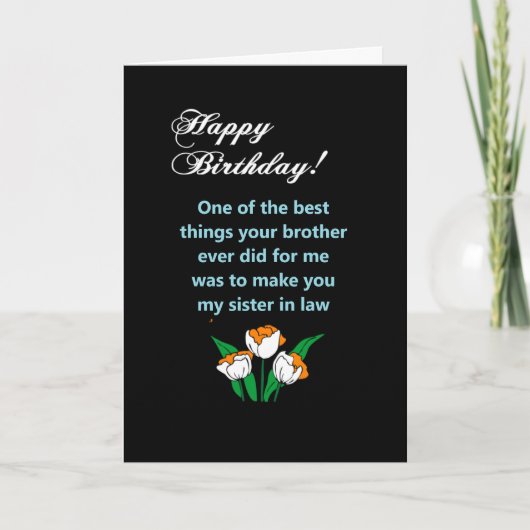 Juristenschwester zum Geburtstag Karte (Vorderseite)