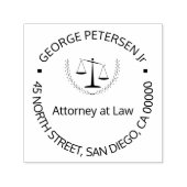 Juristenskala oder Ihr Logo elegant Permastempel (Design)