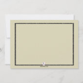 Juristische Bücher und Gavel Abschluss Einladung (Rückseite)