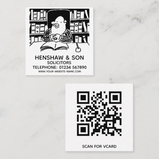 Juristische Dienste - Anwälte fördern Quadratische Visitenkarte (Vorne/Hinten)