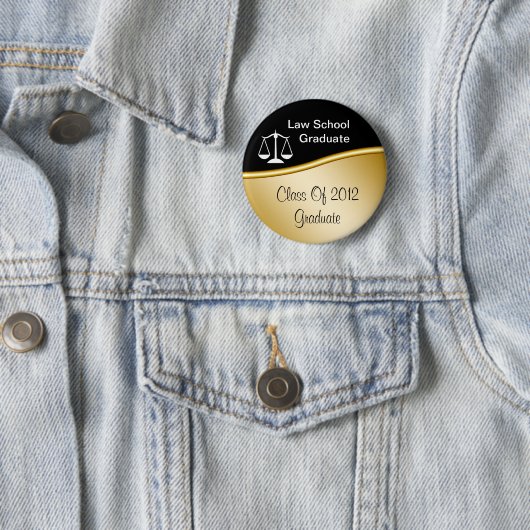 Juristische Fakultäts-Abschluss-Knöpfe Button (Beispiel)