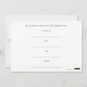 Juristische Fakultäts-Abschluss-Party Einladung (Rückseite)