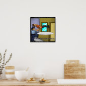 Juristische ForscherIn-Poster Poster (Küche)