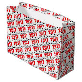 Juristische Große Geschenktüte (Rückseite Schrägansicht)