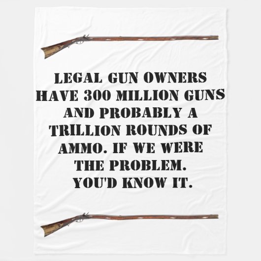 JURISTISCHE GUN OWBERS FLEECEDECKE (Vorderseite)