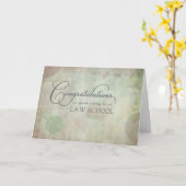 Juristische Schule - Glückwünsche Karte (Gelbe Blume)