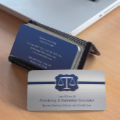 Juristische Skala Elegante Visitenkarte