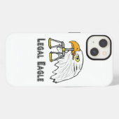 Juristischer Adler iPhone Hülle (Rückseite (Horizontal))