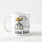 Juristischer Adler Kaffeetasse (Links)