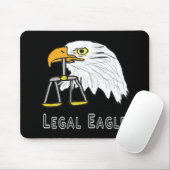 Juristischer Adler Mousepad (Mit Mouse)