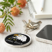 Juristischer Adler Schlüsselanhänger (Seite)