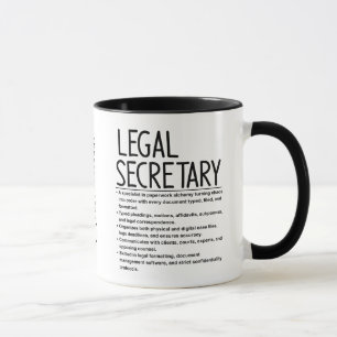 Juristischer Sekretär Tasse
