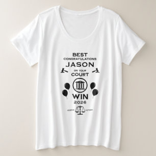 Juristischer Sieg - Geschenk Große Größe T-Shirt