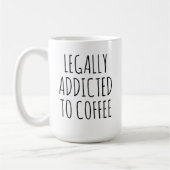Juristischer Spaß Coffee Cup für Juristen und Jura Kaffeetasse (Links)
