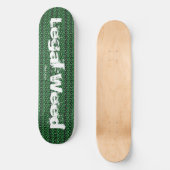 Juristisches Unkraut Skateboard (Vorderseite)
