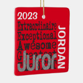 Juror Extraordinaire CUSTOM Keramikornament (Rechts)