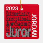 Juror Extraordinaire CUSTOM Keramikornament (Vorderseite)