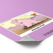 Jurrasic Pork Unglaublich witzig Cartoon Poster (Ecke)