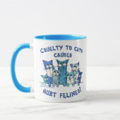 Jurt Felines Grausamkeit gegenüber Katzen Tasse (Links)