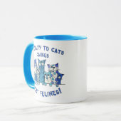 Jurt Felines Grausamkeit gegenüber Katzen Tasse (Vorderseite Links)